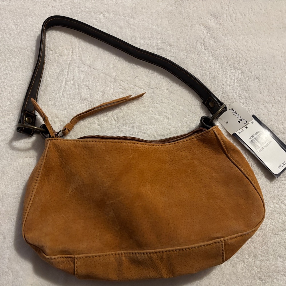 Jessica Genuine Suede Shoulder Bag